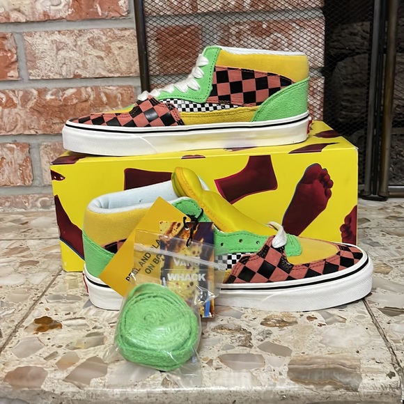 Vans half Cab Tierra Whack multi color checkerboard - Picture 2 of 14